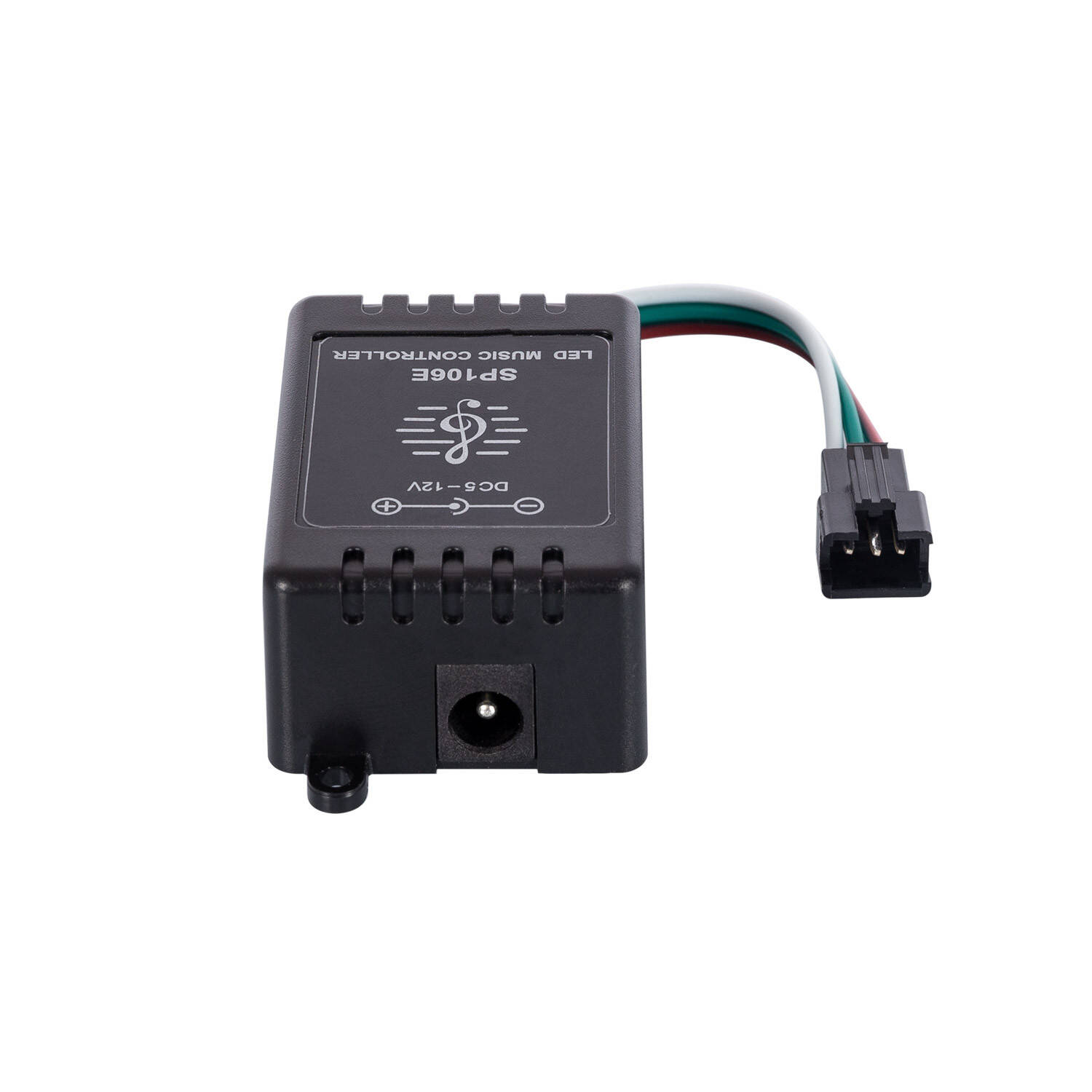 Sterownik Regulator Muzyczny do Taśm LED RGBIC Digital SPI 5-12V DC z Pilotem IR - widok 2