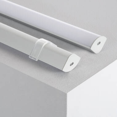 Image of 1m Aluminium Round Corner Profile for LED Strips up to 20 mm Image of 1m Aluminium Round Corner Profile for LED Strips up to 20 mm