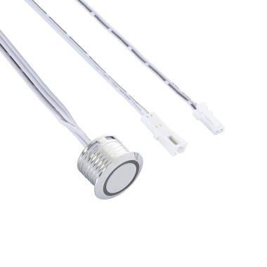 Image de Mini Interrupteur Tactile Dimmable Encastrable pour Ruban LED 12/24V DC