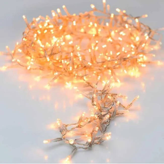 Image de Guirlande LED Extérieure Transparente Blanc Chaud Racimo 20m