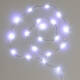 Image de Guirlande LED Extérieure Transparente Blanc Froid 6m