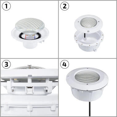 Image of 12V AC/DC 18W PAR56 Submersible LED Pool Bulb IP68