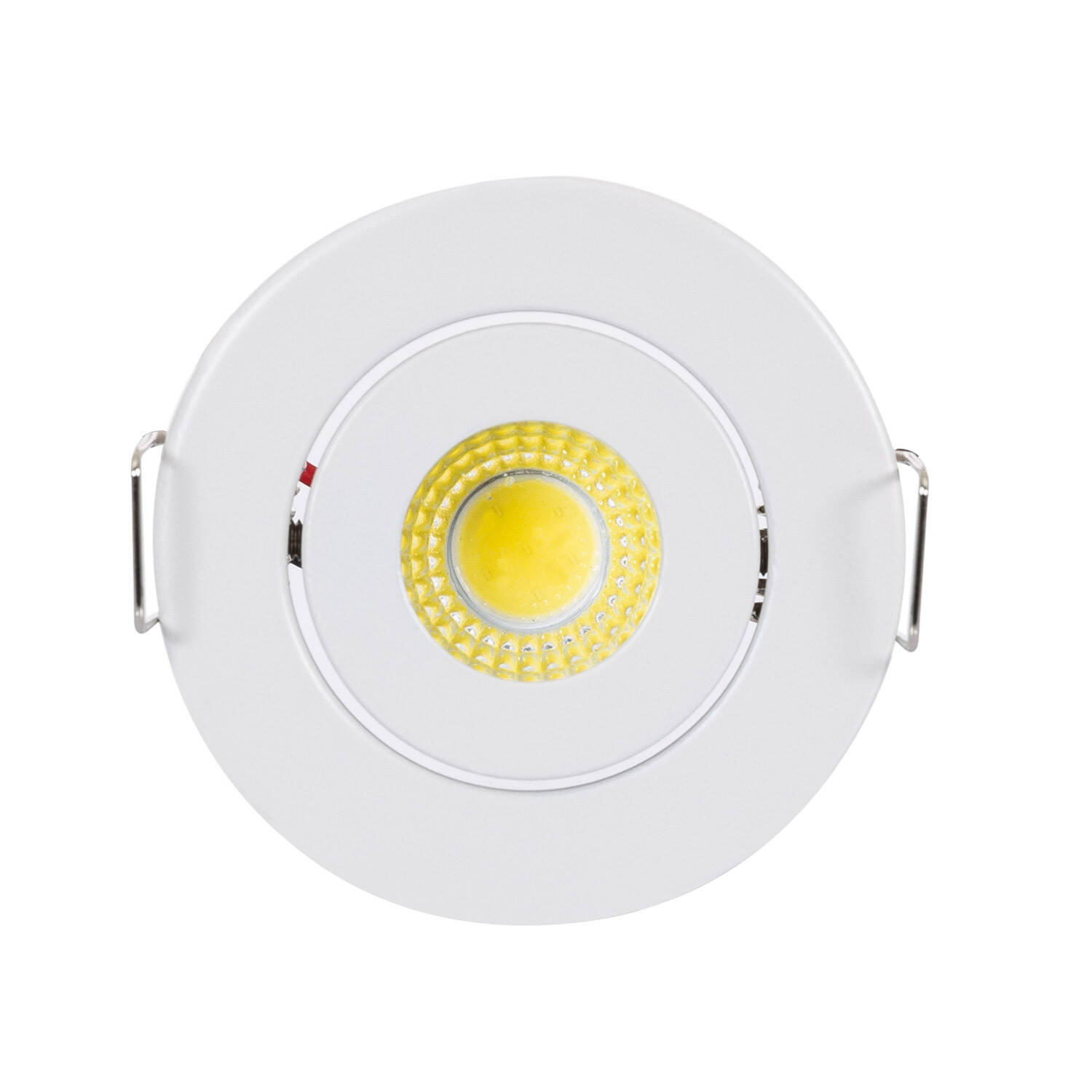 Oczko Downlight LED COB 1W Nastawne Okrągłe Białe Średnica Wycięcia Ø 44 mm - widok szczegółowy