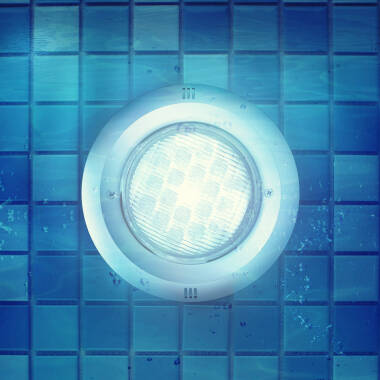 Bild von LED-Poolleuchte RGB Tauchfähig 12V AC 35W IP68 PAR56 