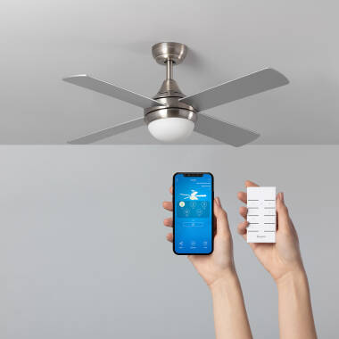 Bild von Deckenventilator Navy Nickel 110cm WiFi