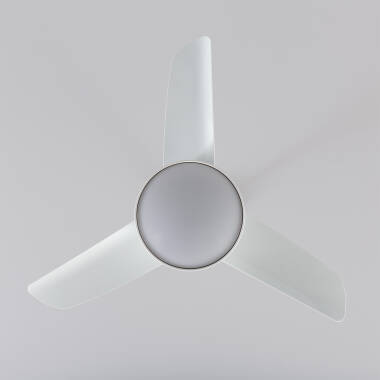 Immagine di Ventilatore da Soffitto Silenzioso Industrial Bianco 91cm Motore DC