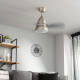 Image de Ventilateur de Plafond Silencieux Industriel Gris 91cm Moteur DC