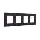 Afbeelding van Sierframe 4 X schakelaars / stopcontact Modern