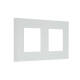 Afbeelding van Sierframe 2 x schakelaar / stopcontact Modern