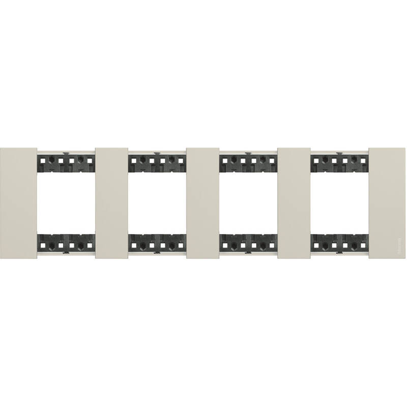 Bild von Blende 2 x 4 Modul BTicino Living Now KA4802M4K_