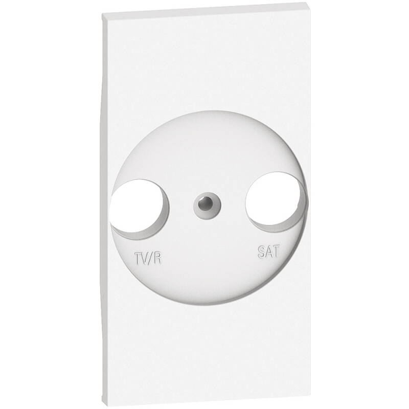 Image de Façade Adaptateur Prise Universelle TV/R-SAT 2 Modules BTicino Living Now K_4212
