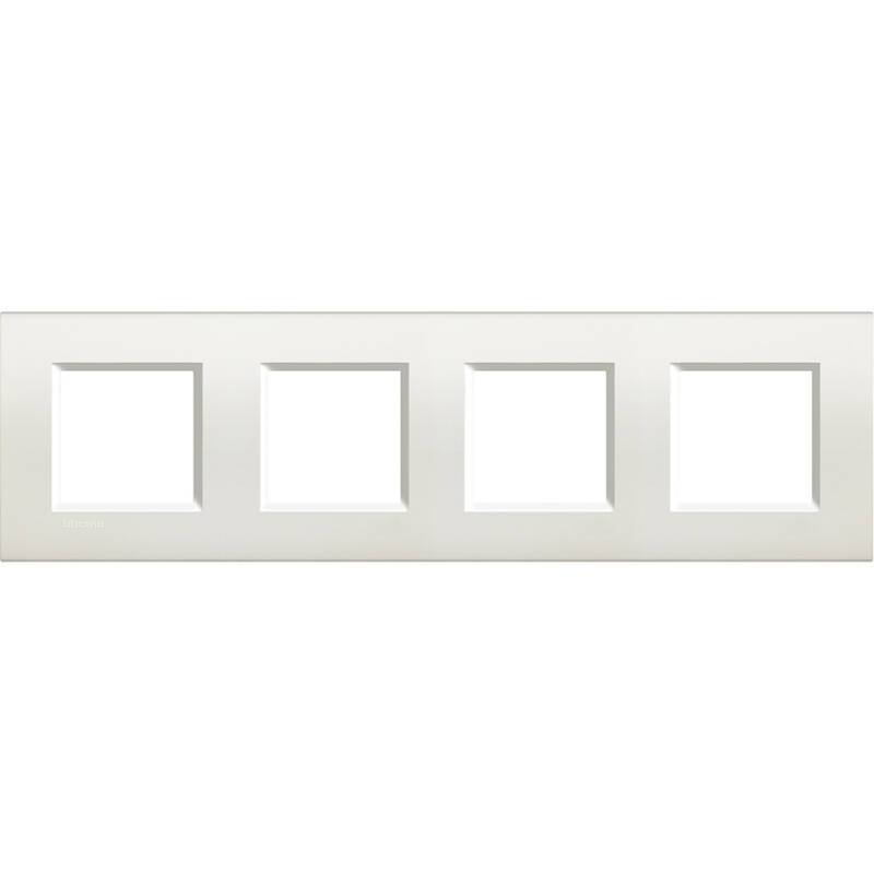 Image of BTicino Living Light 4x2 Modules Square Plate LNA4802M4BI