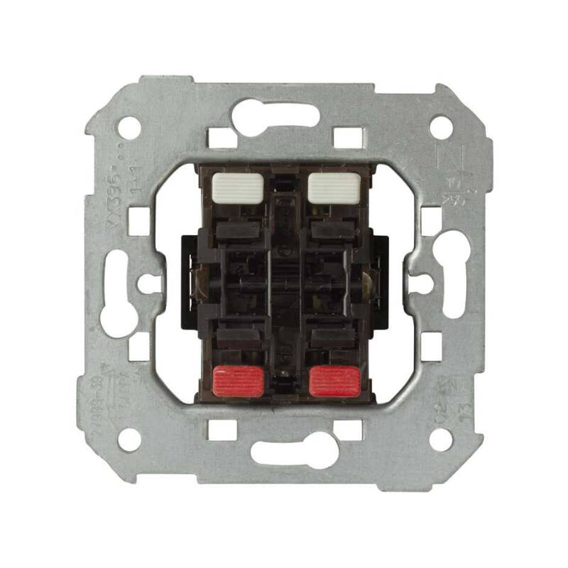 Bild von Doppel-Drucktastenschaltermechanismus (2 Eingänge + 2 Ausgänge) SIMON 75 75396