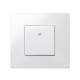 Bild von Drucktaster Neutral Simpel mit eingebautem Licht SIMON 27 Play 27669