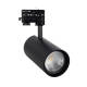 Bild von 3-Phasenstromschiene LED-Strahler 40W CCT d'Angelo Schwarz PHILIPS Xitanium 15-36º Frost