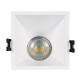 Bild von Downlight-Ring Eckig 45º Niedriger UGR-Wert für LED-Lampe GU10 / GU5.3 Schnitt 85x85 mm