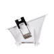 Bild von Downlight-Ring Eckig 45º Niedriger UGR-Wert für LED-Lampe GU10 / GU5.3 Schnitt 85x85 mm