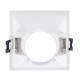 Afbeelding van Vierkante Inbouw Ring  45º Laag  UGR Voor LED GU10 / GU5.3 Led Lamp Zaagmaat 85x85 mm