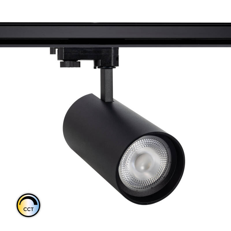 Bild von 3-Phasenstromschiene LED-Strahler 30W CCT Wählbar d'Angelo Schwarz PHILIPS Xitanium mit variabler Optik