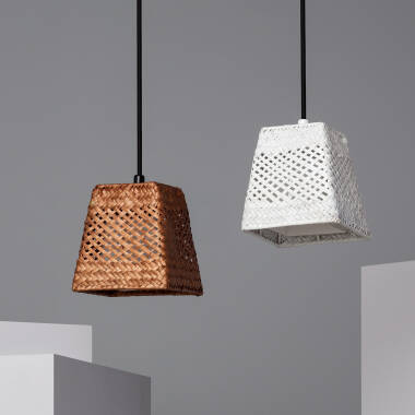 Image of Gata Natural Fibres Pendant Lamp