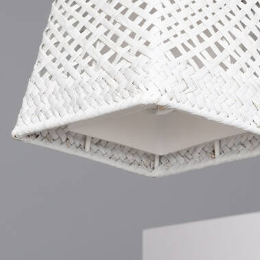 Immagine di Lampada a Sospensione Fibra Naturale Gata 