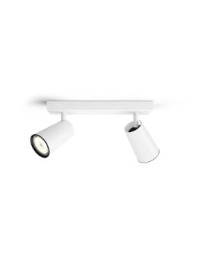 Immagine di Lampada da Soffitto PHILIPS Paisley con due faretti 