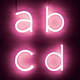 Image de Lettres Néon LED Rose