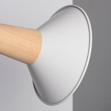 Image de Lampe à Poser Métal et Bois Lanni