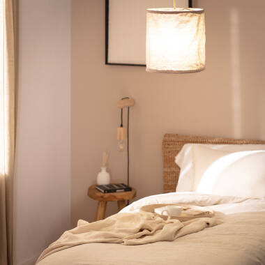 Immagine di Lampada a Sospensione Tessuto Kanzu