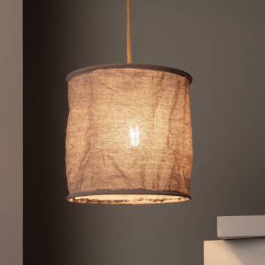 Immagine di Lampada a Sospensione Tessuto Kanzu