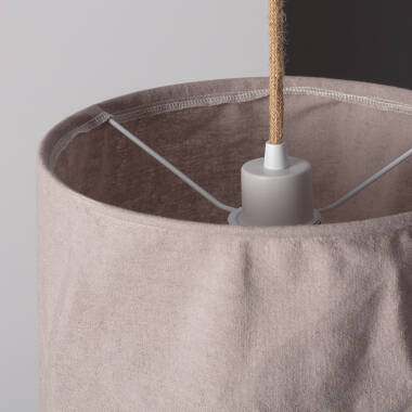 Immagine di Lampada a Sospensione Tessuto Kanzu