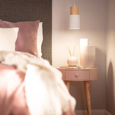 Afbeelding van Hanglamp Aluminium en Hout  Kidonge