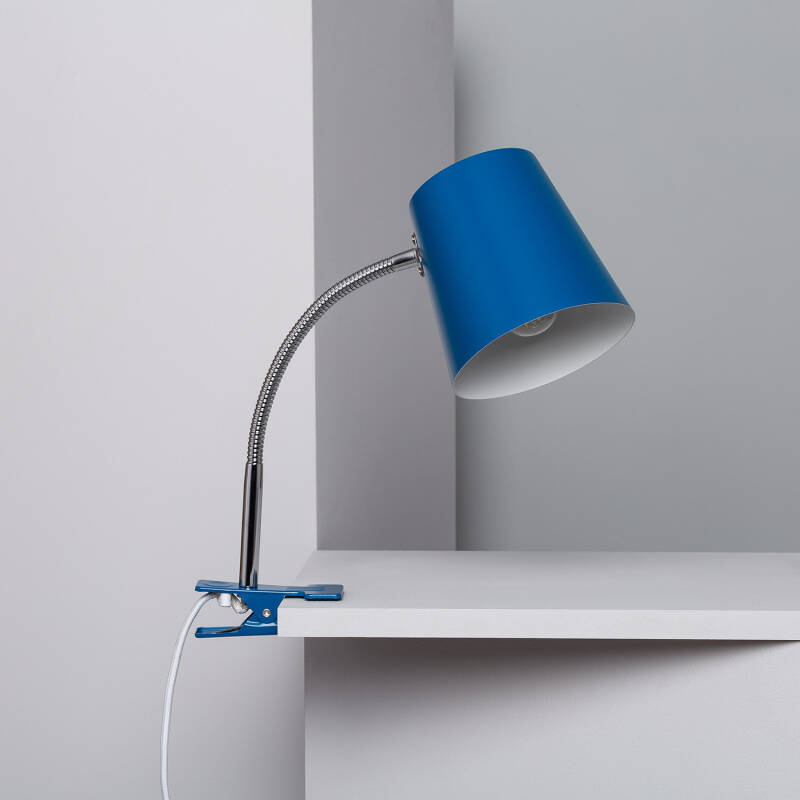 Bild von Schreibtischlampe Flexo aus Metall mit Klemme Delavan
