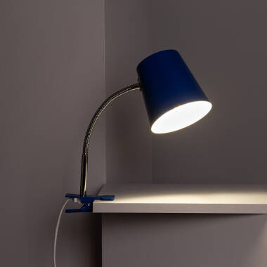 Bild von Schreibtischlampe Flexo aus Metall mit Klemme Delavan