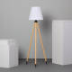 Image de Lampadaire LED Extérieur Solaire Métal RGB Kefre avec Batterie USB Rechargeable 