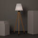 Image de Lampadaire LED Extérieur Solaire Métal RGB Kefre avec Batterie USB Rechargeable 