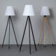 Image de Lampadaire LED Extérieur Solaire Métal RGB Kefre avec Batterie USB Rechargeable 