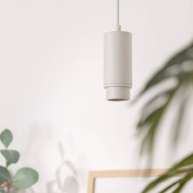 Bild von Pendelleuchte Aluminium Multiwinkel 10-50º für GU10 Glühbirnen Quarz
