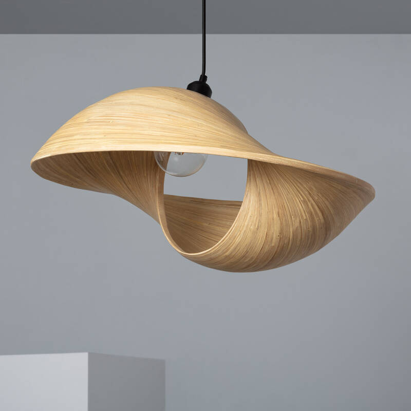 Bild von Pendelleuchte aus Bambus Shuka Big Acacia Ø600 mm ILUZZIA
