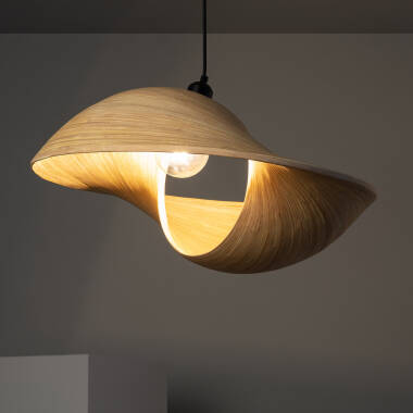 Bild von Pendelleuchte aus Bambus Shuka Big Acacia Ø600 mm ILUZZIA