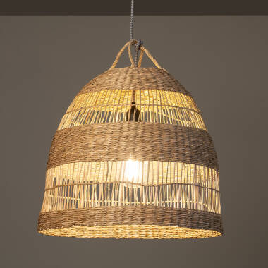 Image of Sami Big Natural Fibres Pendant Lamp ILUZZIA Ø450 mm