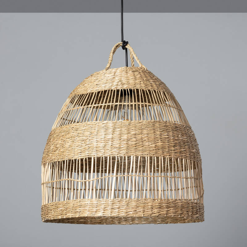 Immagine di Lampada a Sospensione in Fibre Naturali Big Sami Ø450 mm ILUZZIA