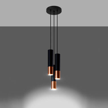 Afbeelding van Hanglamp Loopez 3P Metaal SOLLUX 