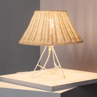 Image of Salmor Rattan Table Lamp  