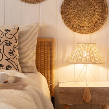 Image of Salmor Rattan Table Lamp  