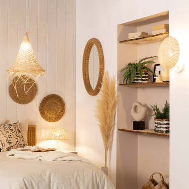 Image of Salmor Rattan Table Lamp  