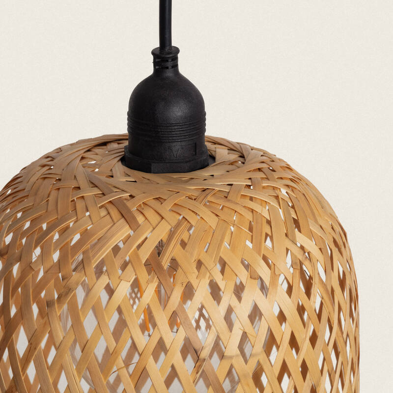 Bild von Pendelleuchte Bambus Außen Kawaii ILUZZIA