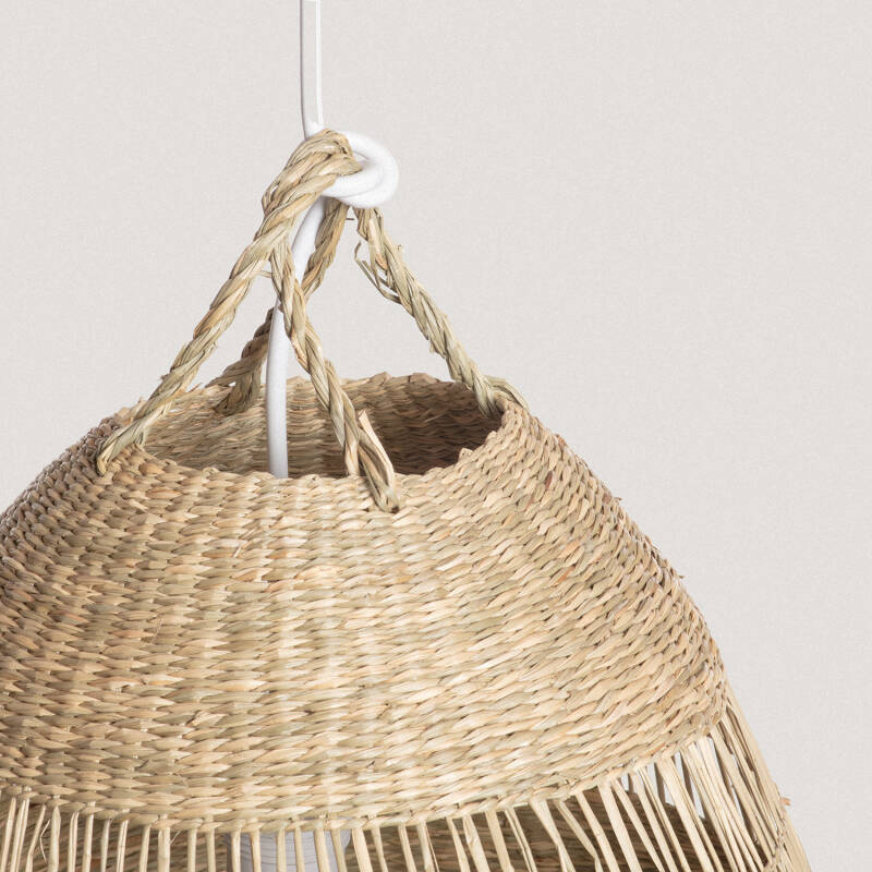 Image de Suspension Fibres Naturelles pour Extérieure Big Sami Ø450 mm ILUZZIA