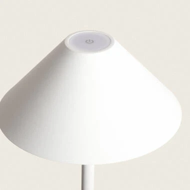 Immagine di Lampada da Terra LED Portatile per Esterni con Batteria Ricaricabile USB in Metallo Kivuli