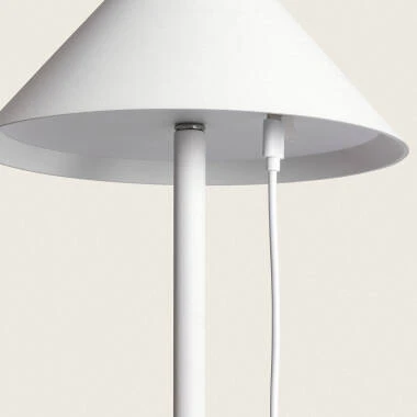 Immagine di Lampada da Terra LED Portatile per Esterni con Batteria Ricaricabile USB in Metallo Kivuli